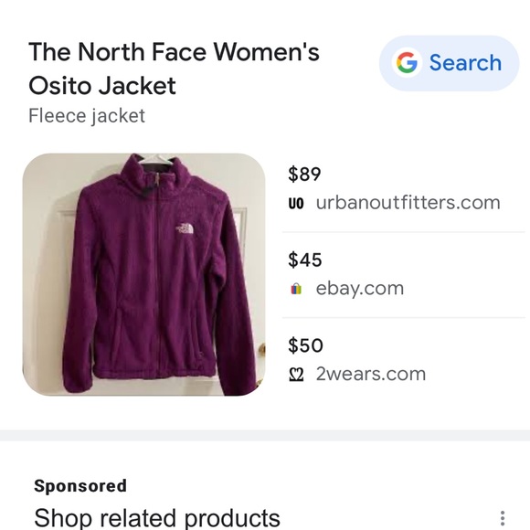 the NORTH FACE FLEECE JACKET - Picture 12 of 15